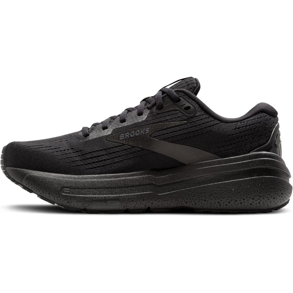 Men's Size 9 - Brooks Ghost Max 2 Black/Black/Ebony Running Shoes NEW